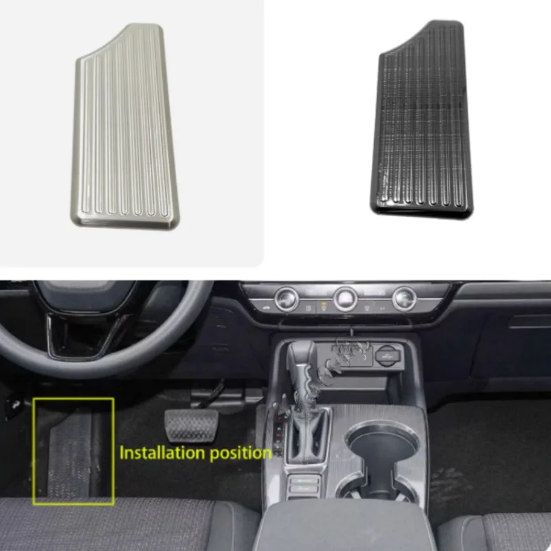 

Stainless Steel Car Foot Pedal Covers Accessories Lamp Rest Frame Plate Decoration 1PCS For Honda Civic 11th Gen 2022 2023 2024