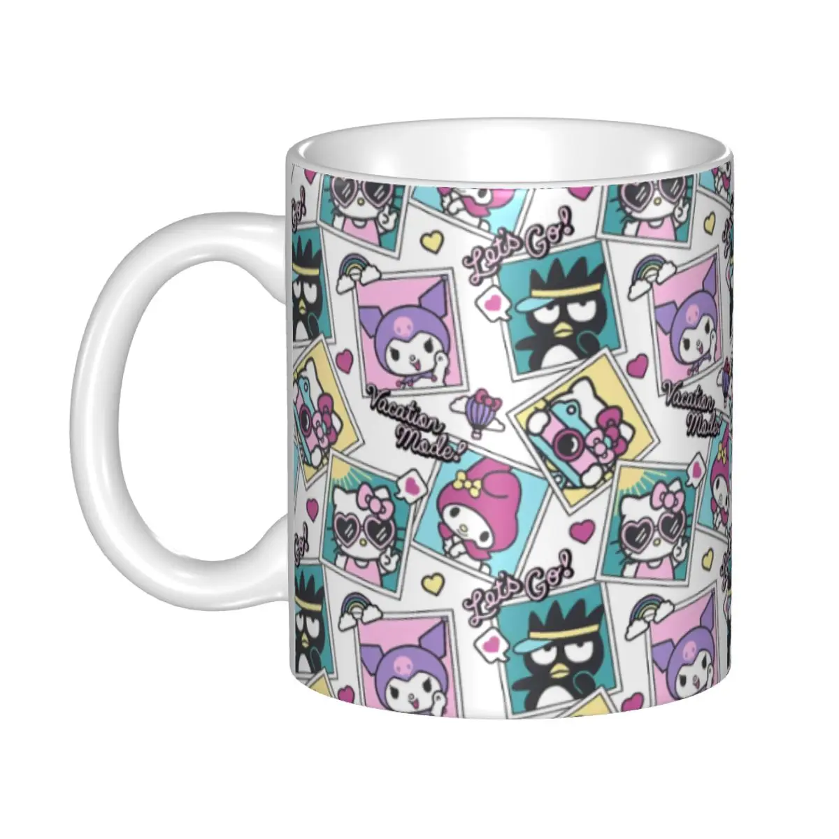 

Новинка Hello Kitty Kuromi Tea Cup Party Симпатичная кружка BADTZ-MARU