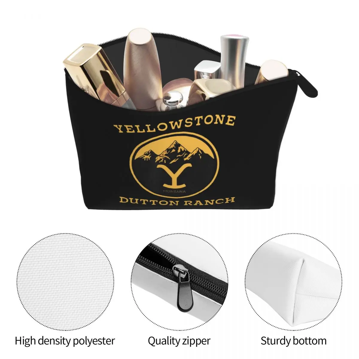 حقائب مستحضرات التجميل النسائية من يلوستون داتون رانش، حقيبة تنظيم المكياج للسفر، حقيبة تخزين أدوات الزينة Dopp Kit #2