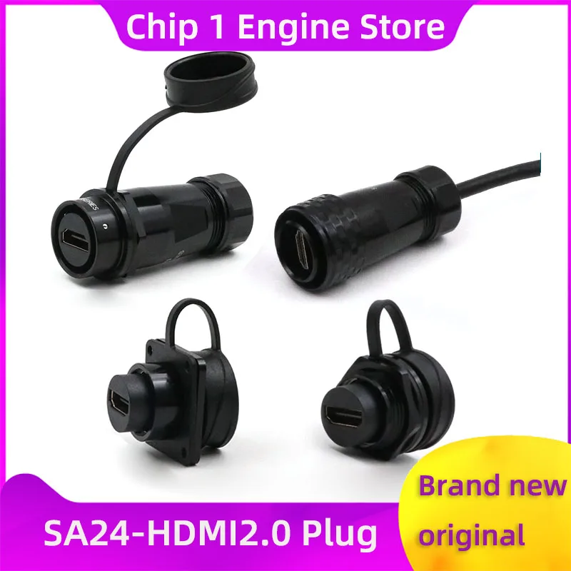 

For WEIPU Aviation Plug&Socket Push-Pull Quick Lock SA24 HDMI Cable Signal Connector Multi-functional adapter