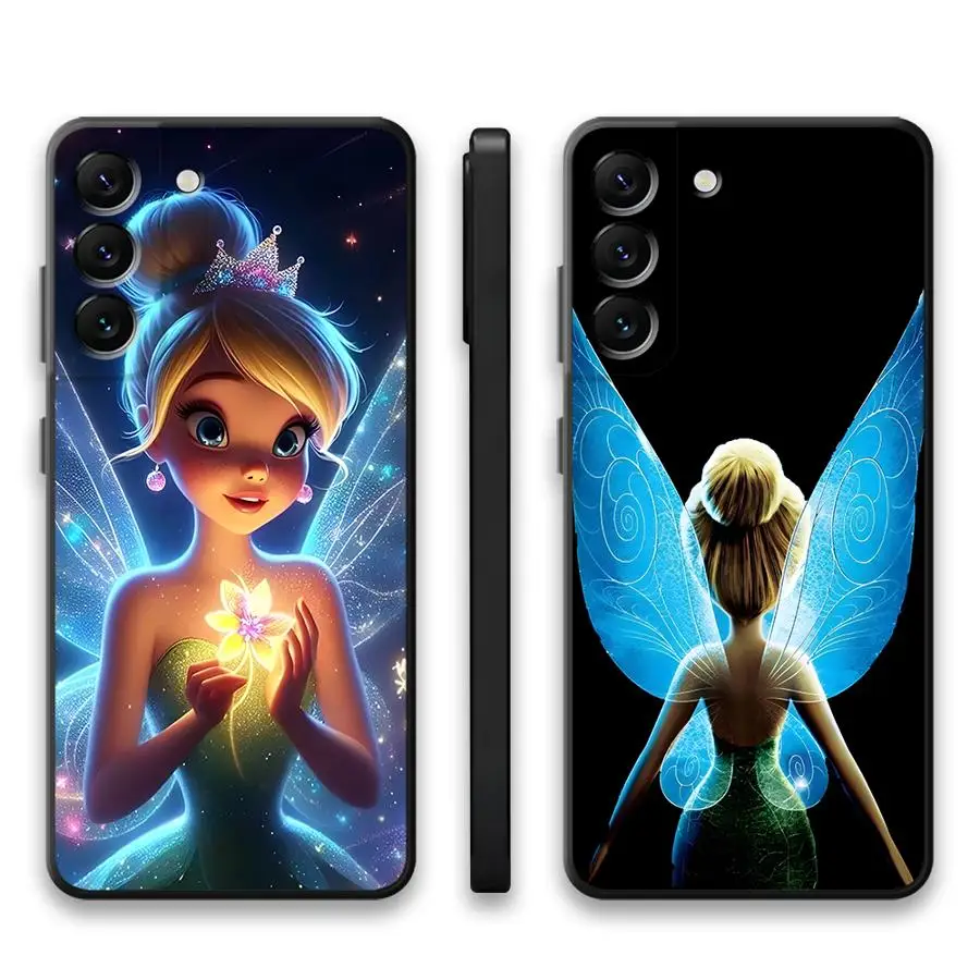 حافظة لهاتف سامسونج جالاكسي A73 A22 A25 A54 A72 A24 A56 A33 A25 A23 A53 A55 A35 A32 غطاء ناعم A26 A36 A34 ديزني تينكر بيل