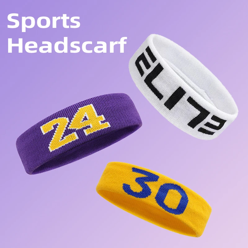 Algodão Sports Headband para adultos e crianças, Sweat Hair Band, antitranspirante Sweat Headband, basquete e tênis, High Elastic e antitranspirante, Nr24, 23