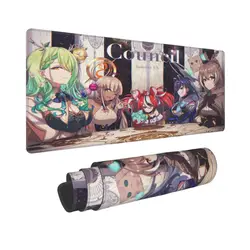 Hoshimachi Suisei Anime Computer Notebook Cute Mouse Mat Large Size Non-slip Keyboard Desk Pad Hololive Gaming Setup Accessories