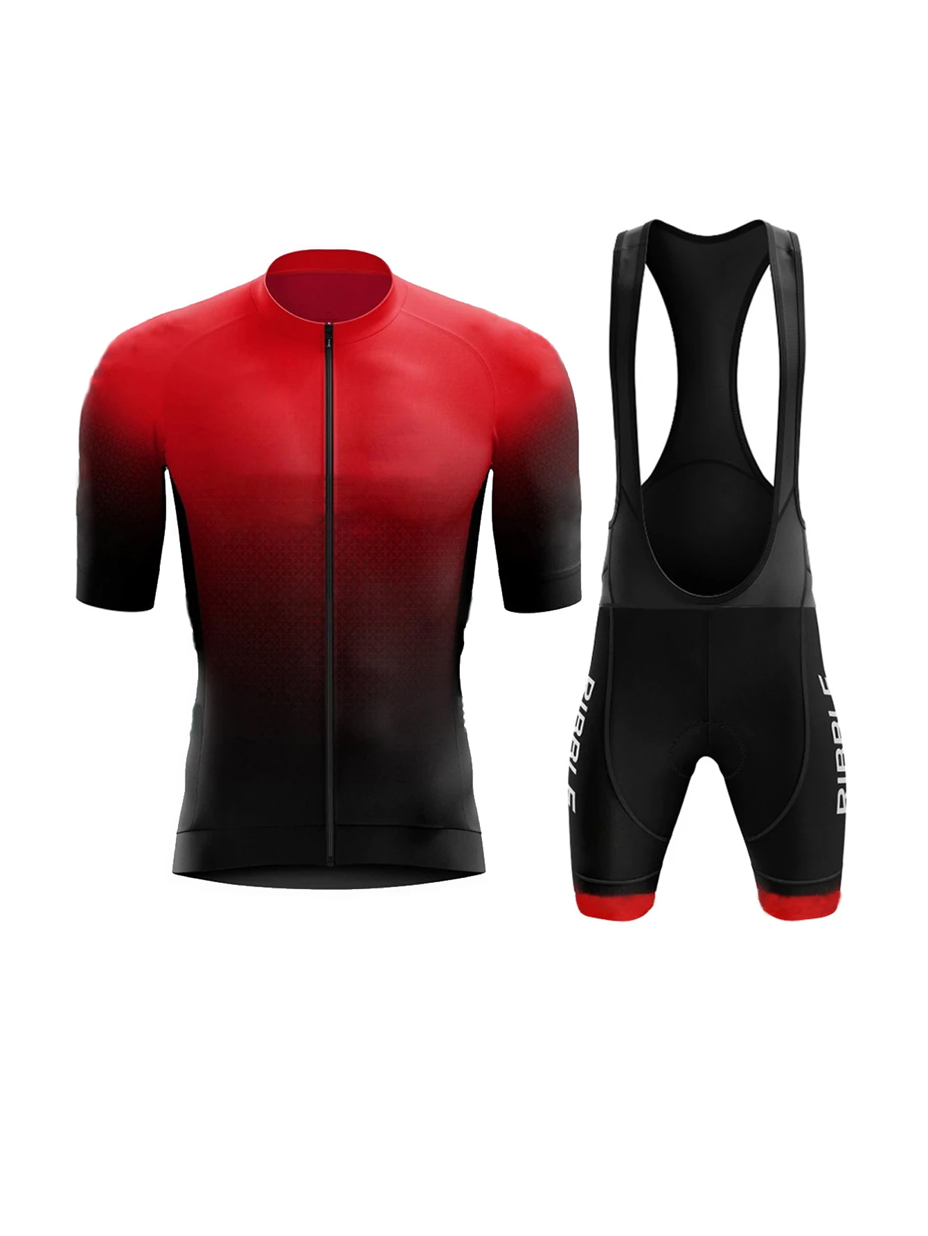 

Bicycle jersey men's cycling suit set short sleeved quick drying breathable outdoor road cycling bib sports shirt