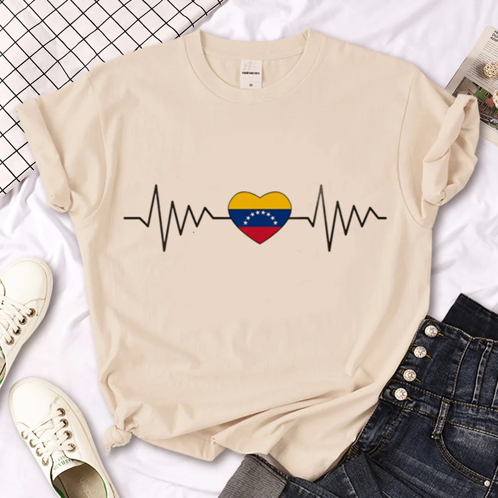 Venezuela t shirt women graphic comic anime tshirt female graphic Japanese funny clothing