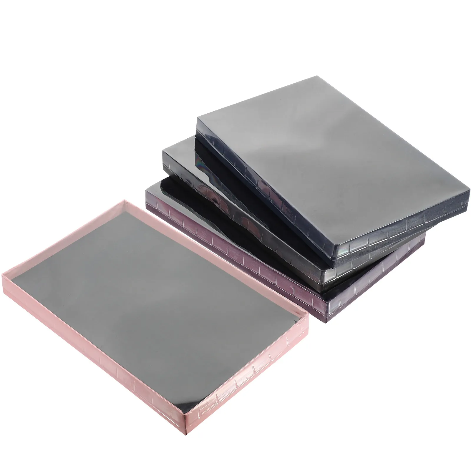 

4Pcs Jewelry Display Tray Ring Organizer Sponge Pad Jewelry Storage Holder Ring Insert for Selling Showing Organizing