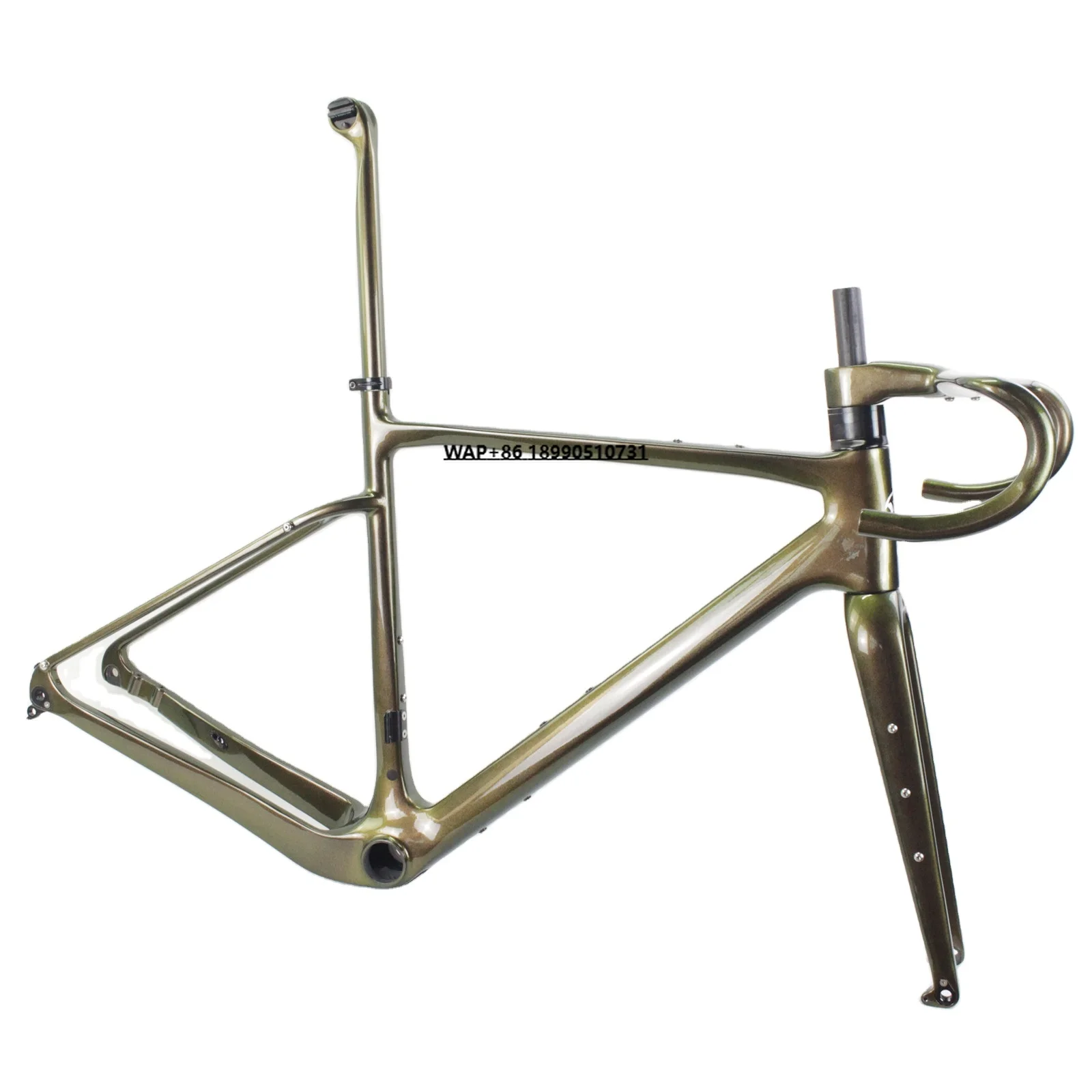 

Carbon Gravel Bike Frame Support Max Tires 700*45c Carbon Gravel Bike Frameset All Inner Cables Gravel Bicycle Frame