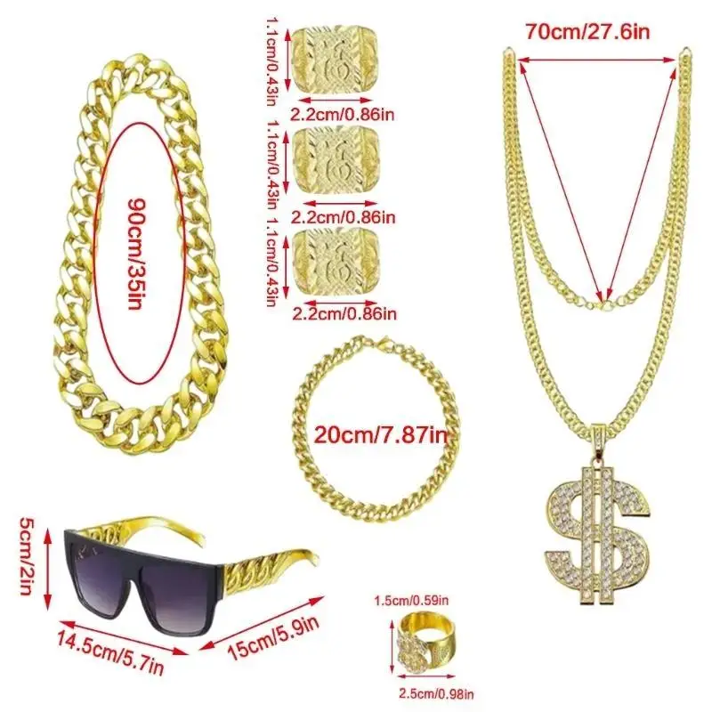 652F 80S/90S ชุดแต่งกายฮิปฮอป