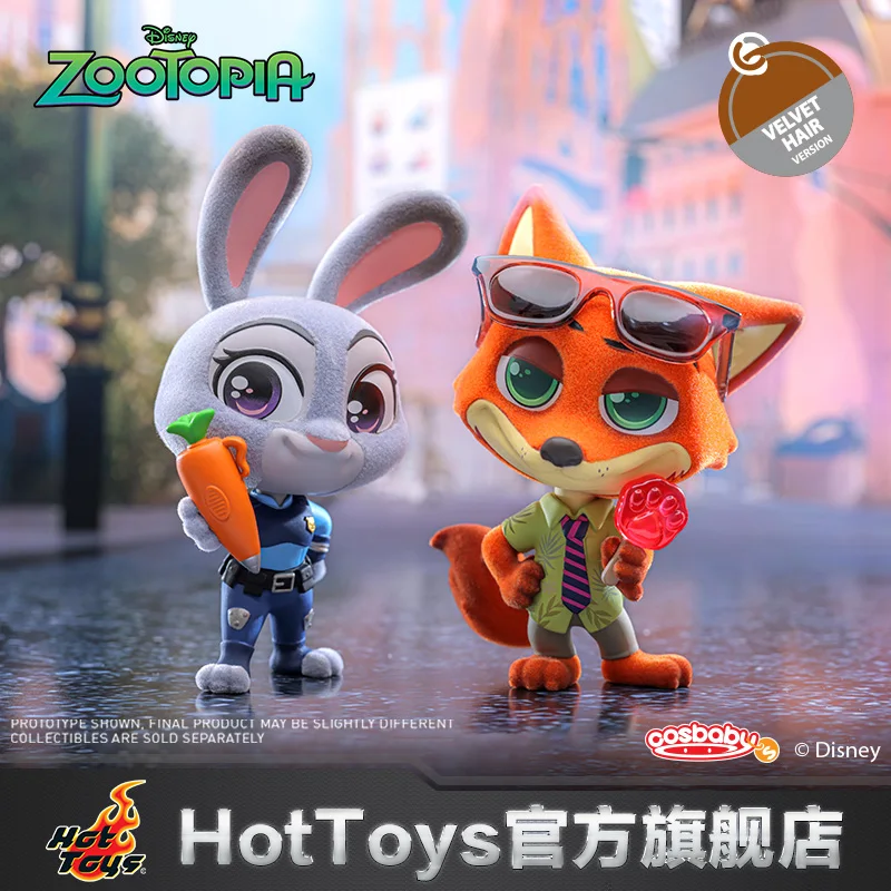 Hot Toys Disney Zootopia Judith Nick Cosbaby (S) Mini Collector'S Doll Children'S Toy Birthday Gift For Boyfriend And Girlfriend