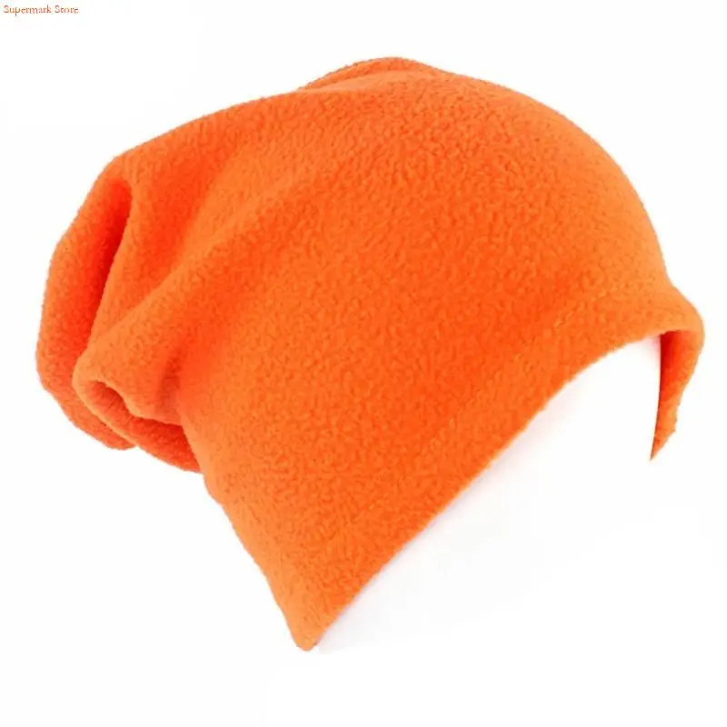 Q5WE Fleece Neck Warmer Scarf Windproof Ski Face Mask Winter Hiking Infinite Scarf