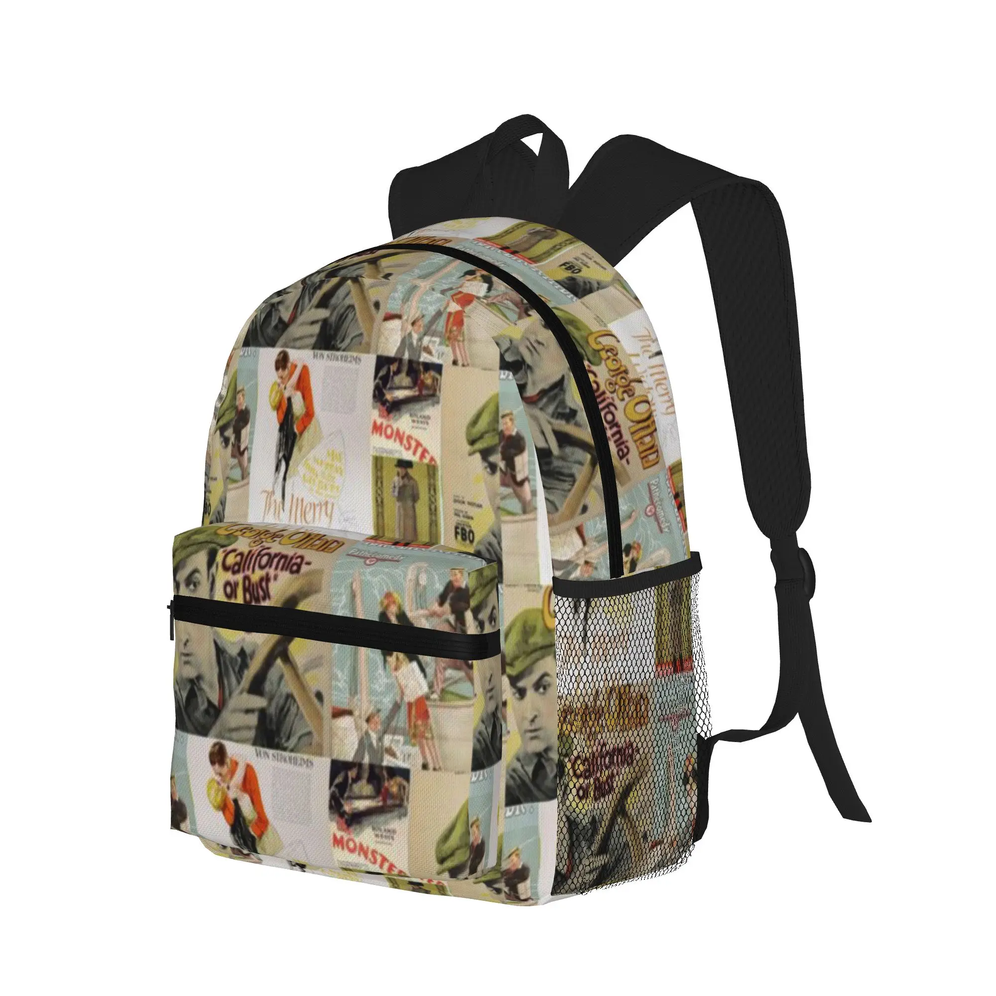 Vintage Movies Picture Montage  5  Casual Backpack for Students and Adults Bags