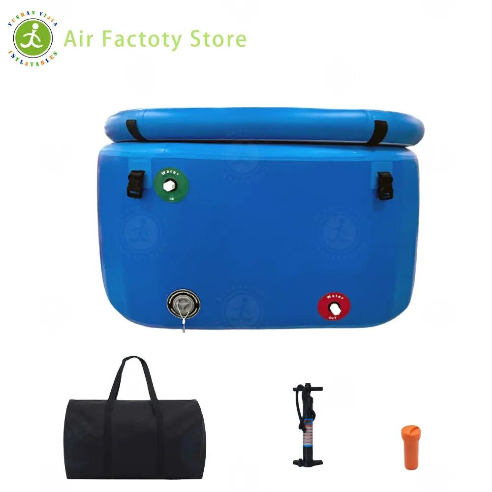 

Portable Foldable Pvc Inflatable Shower Abth Ice Bath Tub Cold Plunge Therapy Soaking Bucket Physical Tub For Home Or Outdoor