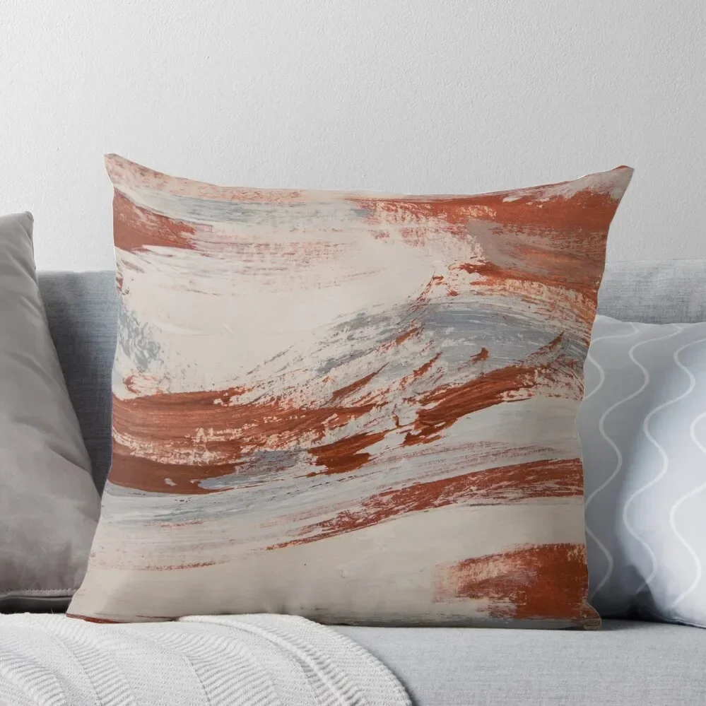 Rust, Slate and Earth Throw Pillow Sofa Cushions Covers pillow cover christmas Pillow