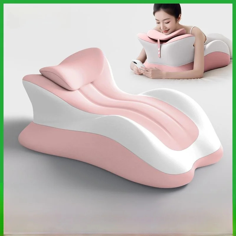 Couple's Bedside Pillow Support Cushion Multi-Functional Memory Foam Pillow for Lying on And Elevating Head Home Textile