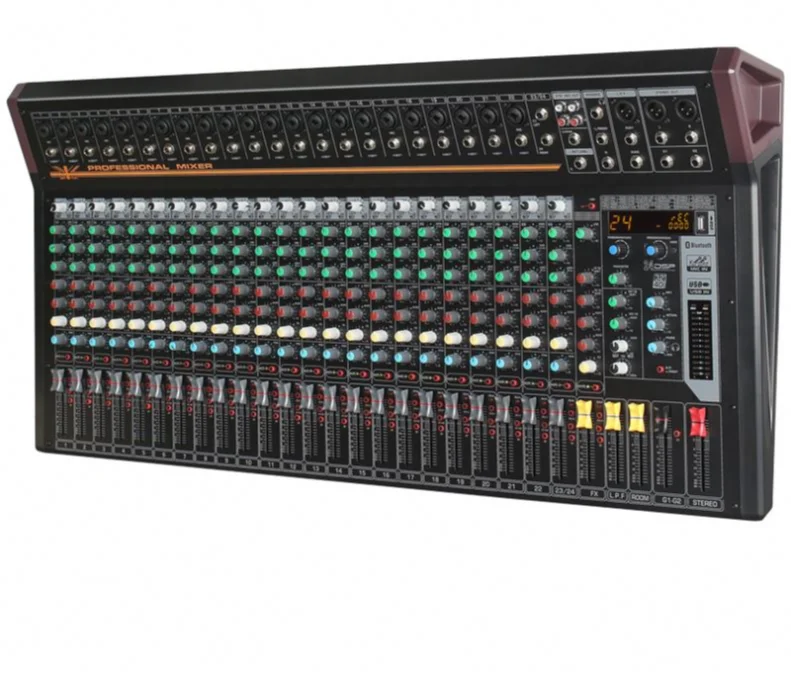 Professional audio mixer mixing console 12 16 channel Built in BT USB Reverb Effect PAD DBS for performance stage