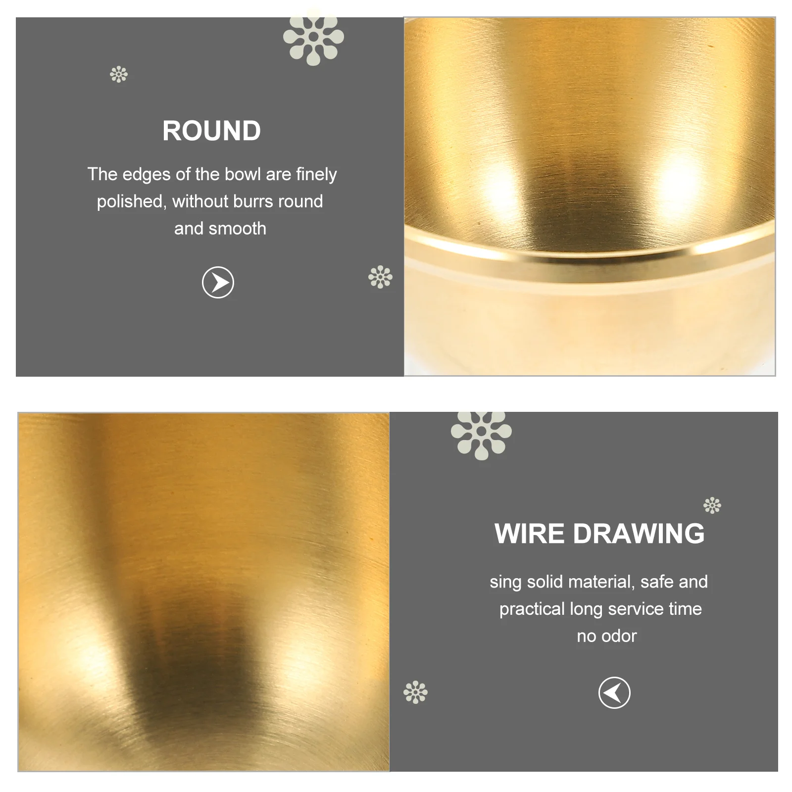 وعاء نحاسي، توريد بوذي، وعاء استخدام المذبح، زينة دينية مصقولة بشكل جيد، ديكور منزلي عملي