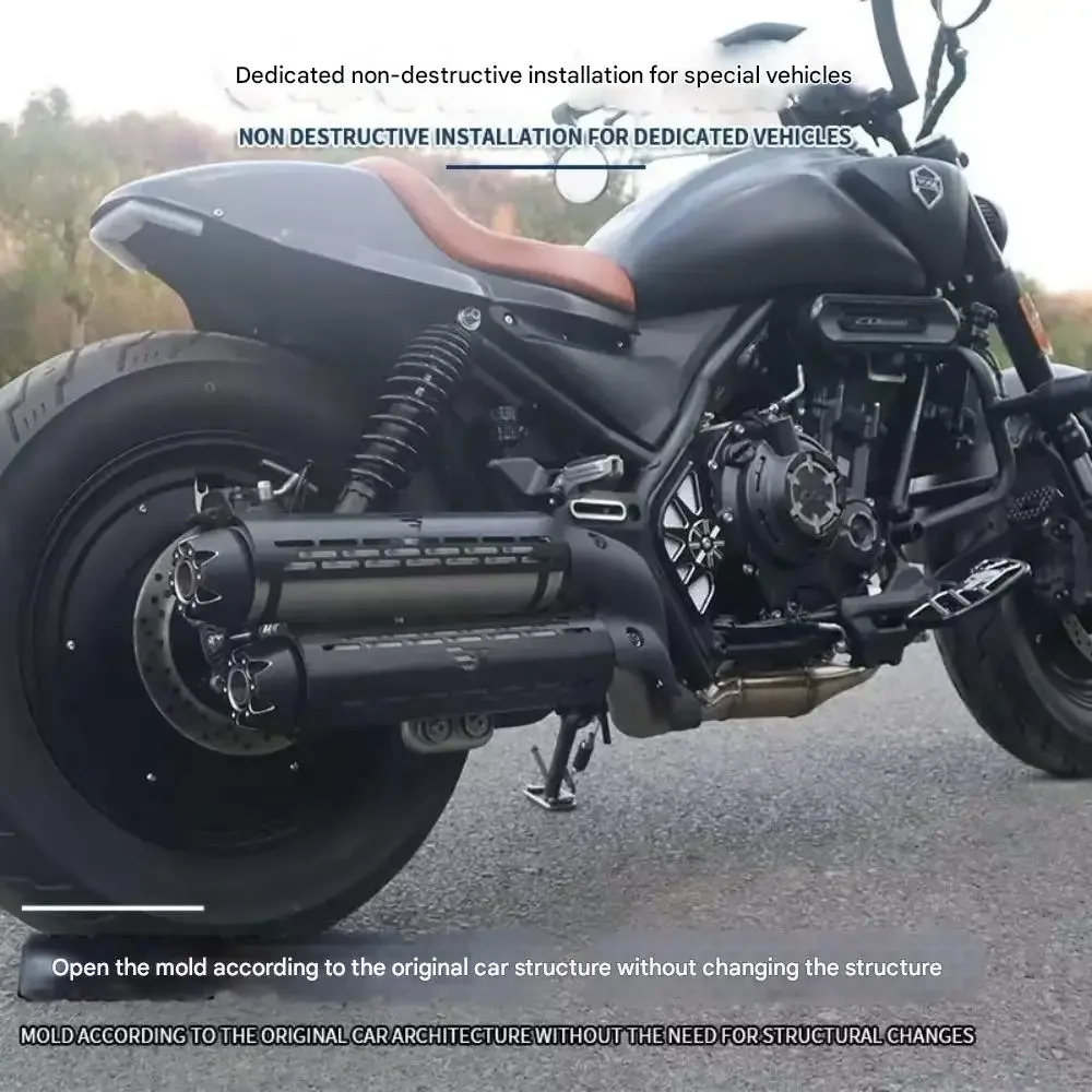 Modified Closed Hub Caps & Metal Front Rear Rim Decorative Covers for VOGE CU525 Motorcycle Accessories