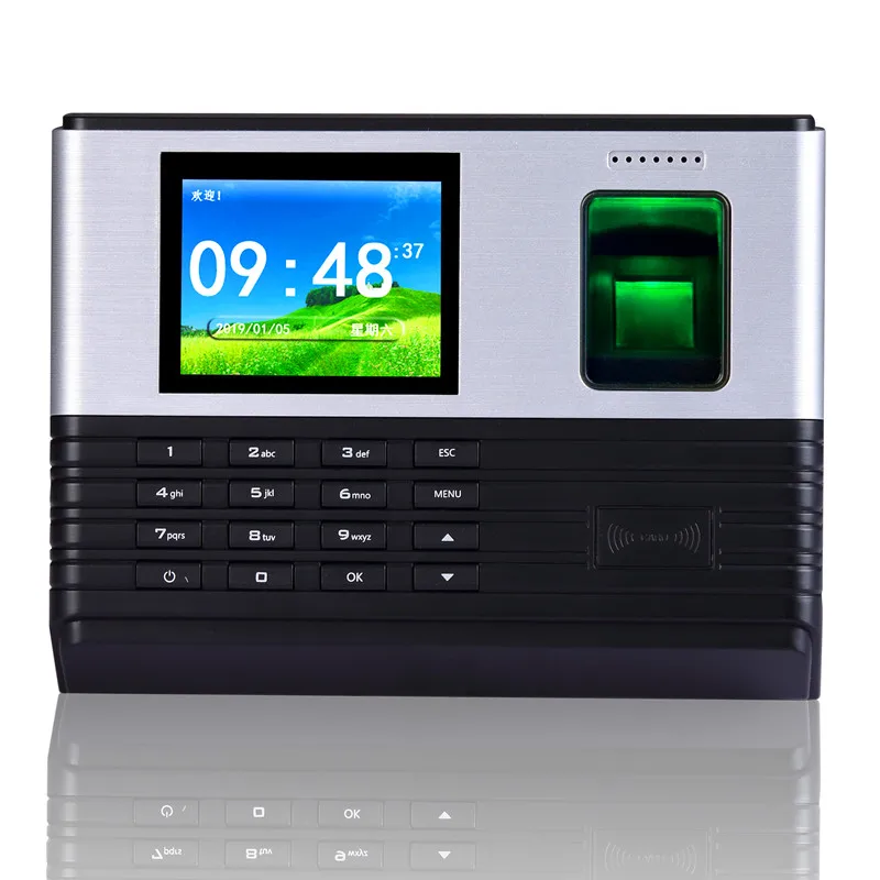 

Fingerprint Attendance Machine Password ID Card Multifunctional Large Capacity Punch A-L355 WIFI USB English