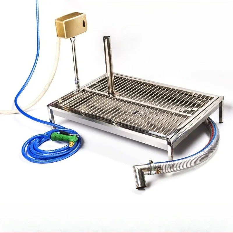 

Flush the dog toilet, the dog toilet goes straight to the sewer urinal