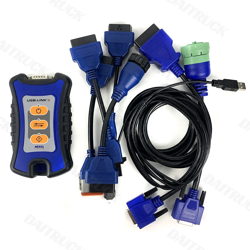 Engine Analyzer For nexiq usb link 2 nexiq usb link 3 nexiq 3 +7 cables diesel truck scanner