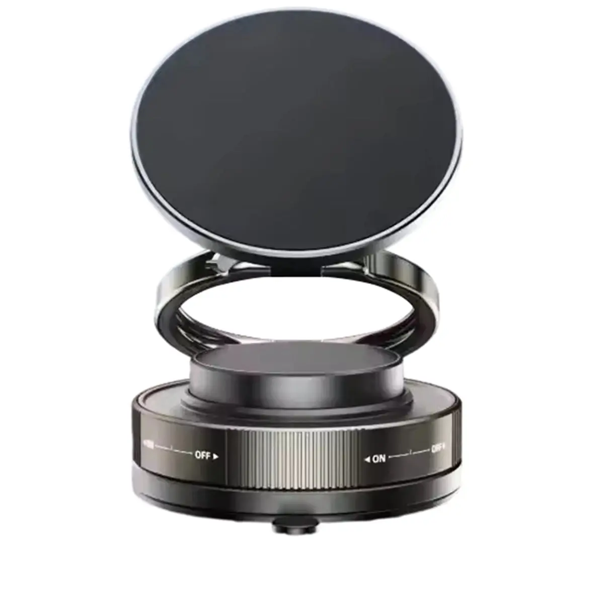 A49T Vacuum Magnetic Phone Holder Stand, for Suction Cup Phone MountAdjustable Swivel Lock, for Your Car/Gym/Mirror