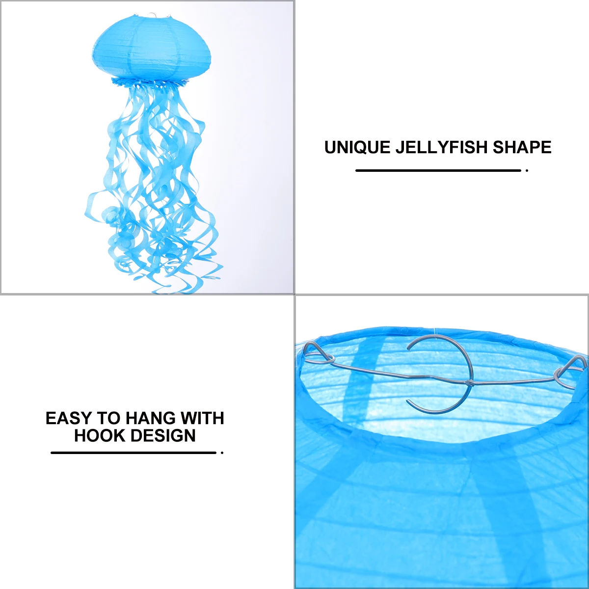 

Paper Lantern Jellyfish Party Decorations Craft Chandelier Hanging Lanterns Child