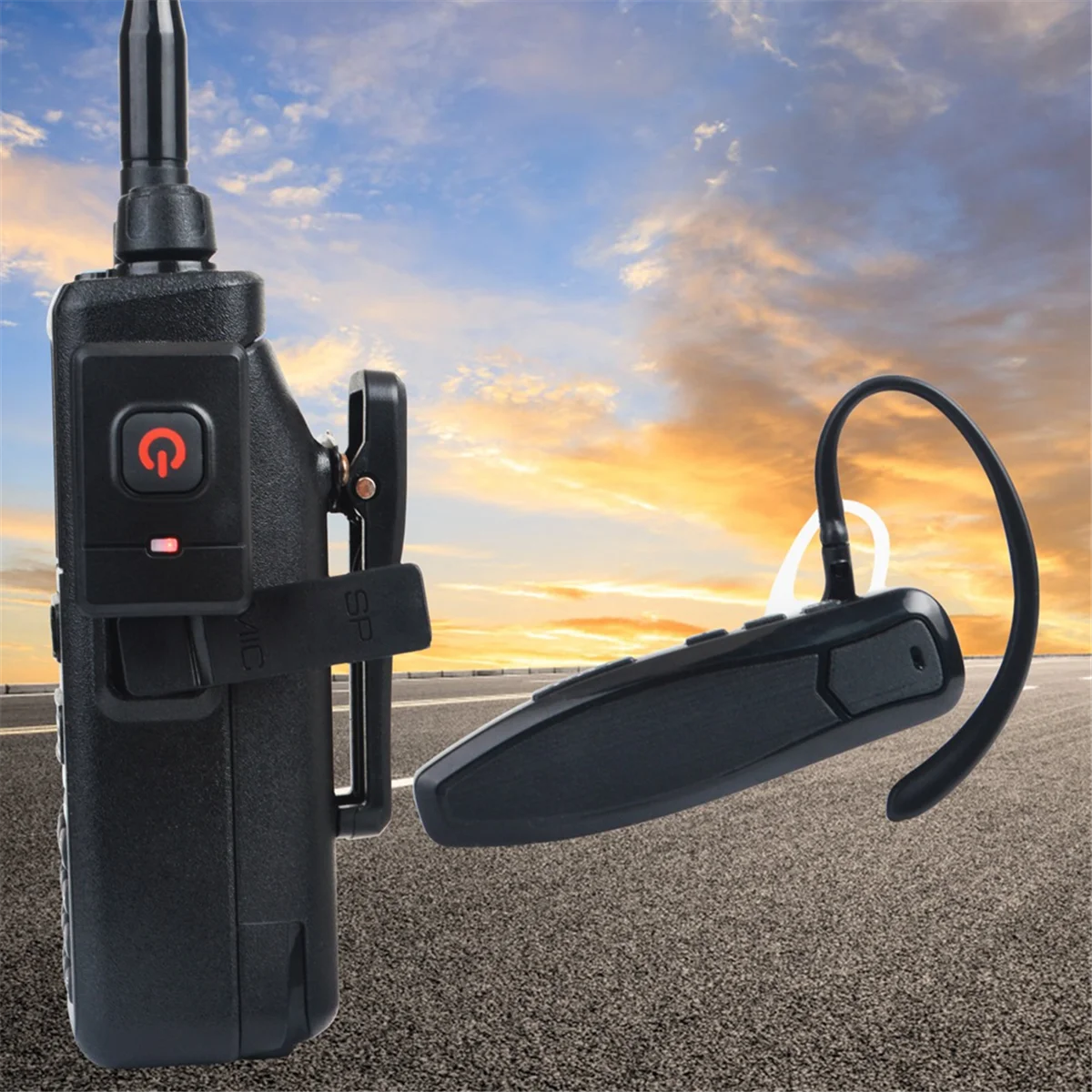 Эффективная Bluetooth-гарнитура PTT, наушник Hands-Free, разъем K для адаптера KENWOOD