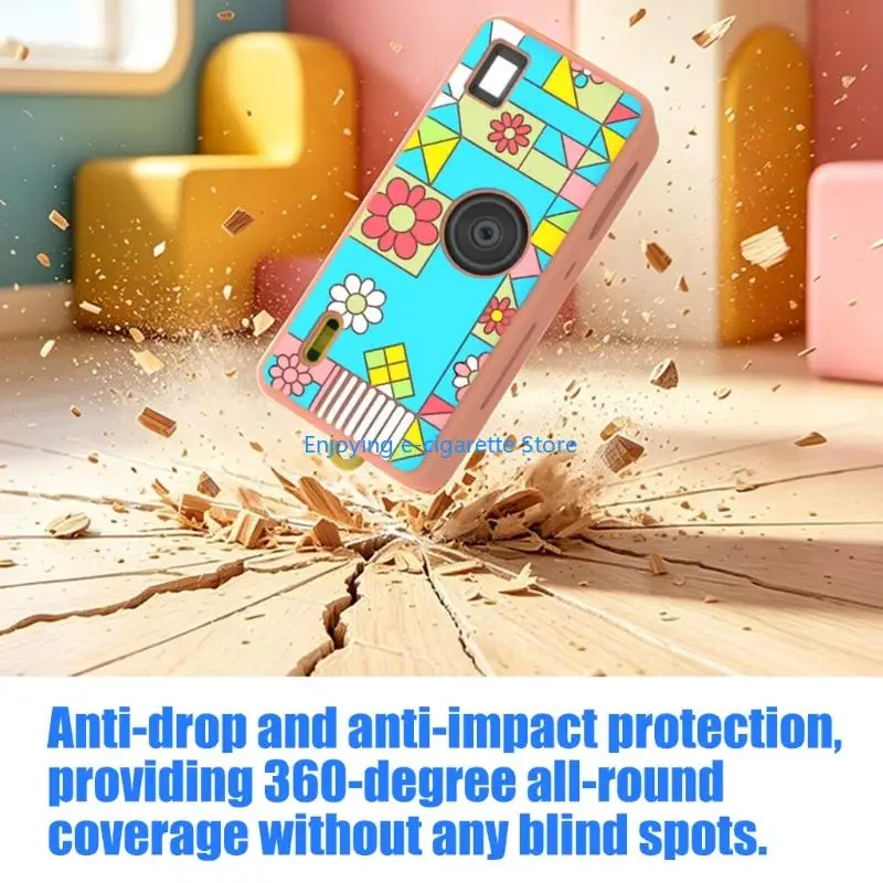 Protective Camera Cover for Keychain Digital Cameras Case with Cutout Design Y4QF