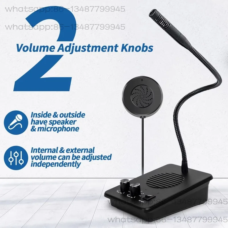 Dual Way Window Speaker Walkie Talkie Wireless  System