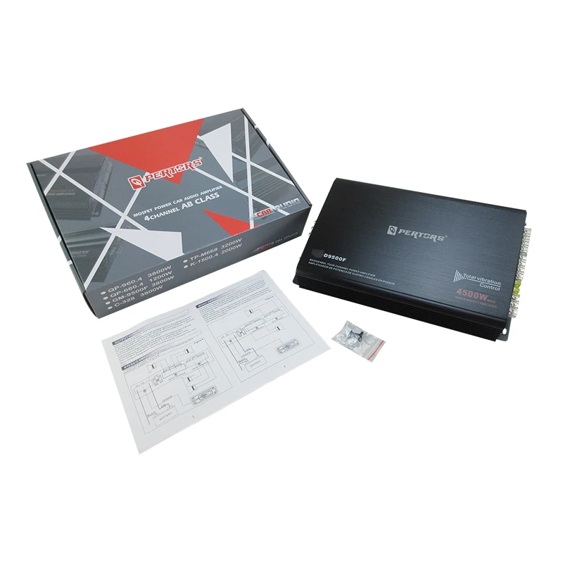 

Car Audio Amplifer , Power 4 Channel Amplifier D9500F FOUR Channel Amplifer
