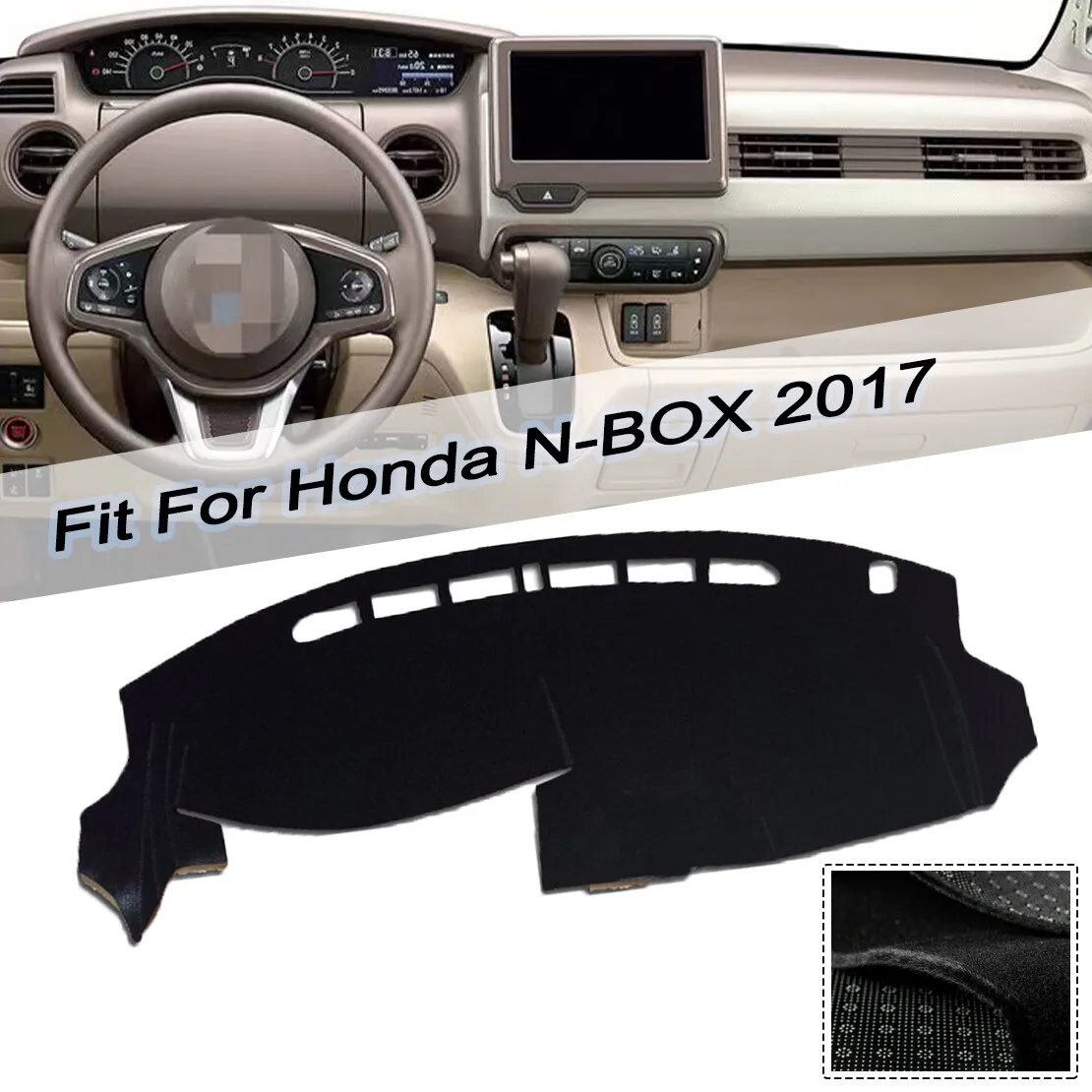 

Fit For Honda N-BOX 2017-2022 NBOX N BOX JF3 JF4 Accessories Dashmat Dashboard Cover Pad DashMat Sunshade Protective Carpet