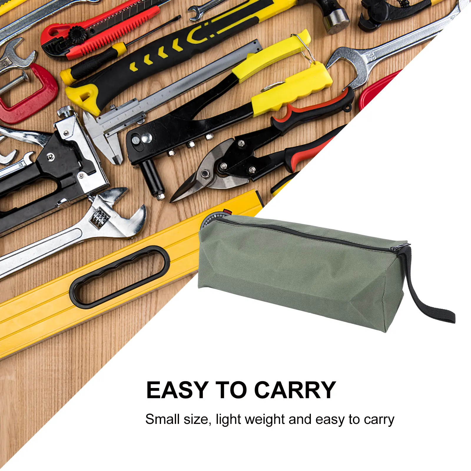 

1pc Waterproof Tool Bag Oxford Cloth Large Capacity Storage Pouch Multi functional Zipper Tools Bag Four Colors for Home