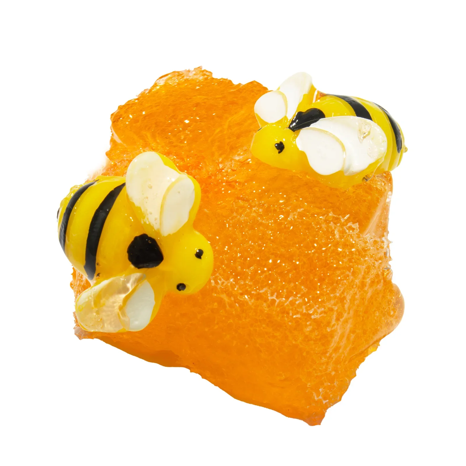 200ml Honeycomb Crystal Slime Bee Pearl Plastic Decompression Slime Bambini Toy DIY Puzzle and Stress Relieving Children's Toy