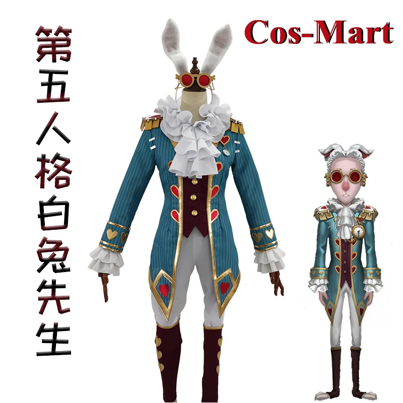 

Cos-Mart Game Identity V Freddy Riley Lawyer Cosplay Costume Mr. White Rabbit Role Play Clothing Anime Adult Child