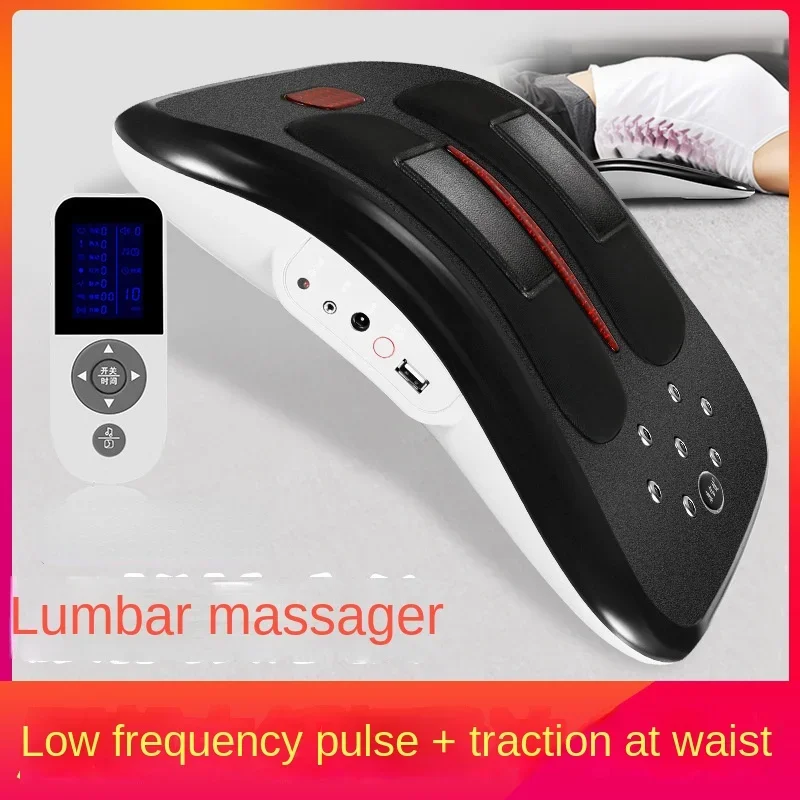 Low back massager abdominal spinal lower back pain Household multifunctional massage device cervical and lumbar vertebrae