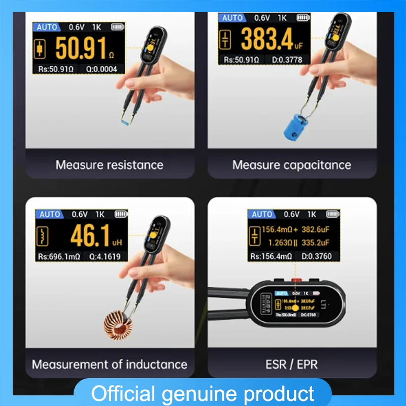ALIENTEK LT1 LCR Tester ESR Meter – Diode, Continuity, Capacitance, Inductance, Resistance Checker