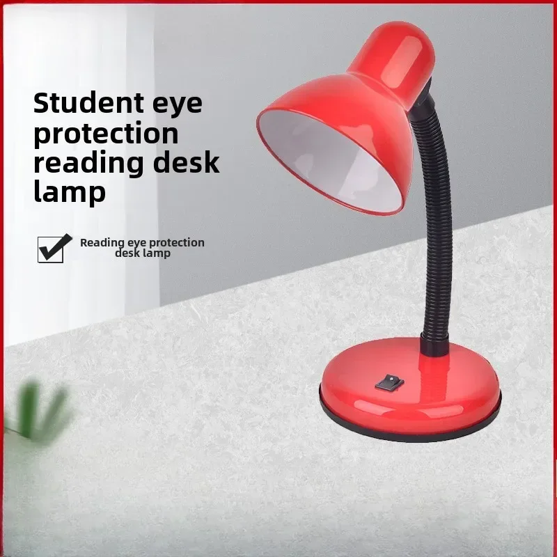 Durable Eye Protection Hose Desk Lamp Student Children Learning Reading Special Lamp Work Office Desktop Bedside Small Desk Lamp