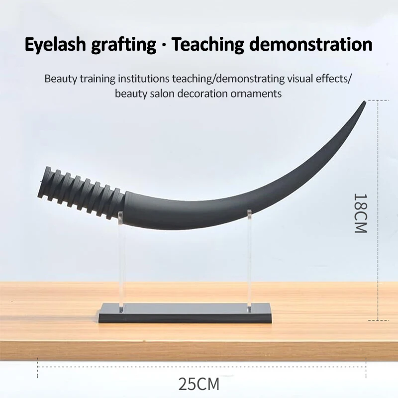 Large Eyelash Extension Model Teach Beginer Practice Tool Lashes Training Demonstration Makeup Tool Accessories display ornament