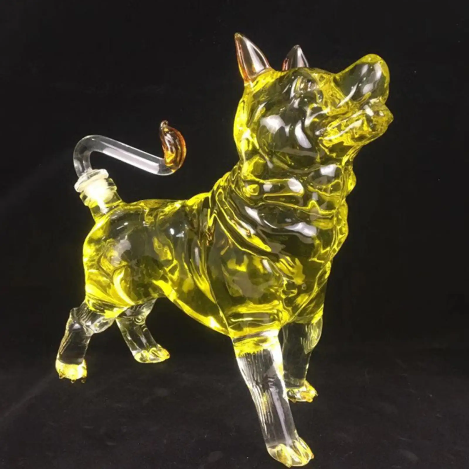 Animal Decanter Zodiac Type Dog Shaped Stand for Spirits Liquor