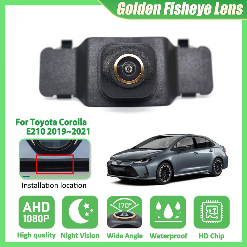 

Высококачественная AHD автомобильная камера переднего бокового вида CCD с объективом «рыбий глаз» ночного видения для Toyota Corolla E210 2019 2020 2021, аксессуары