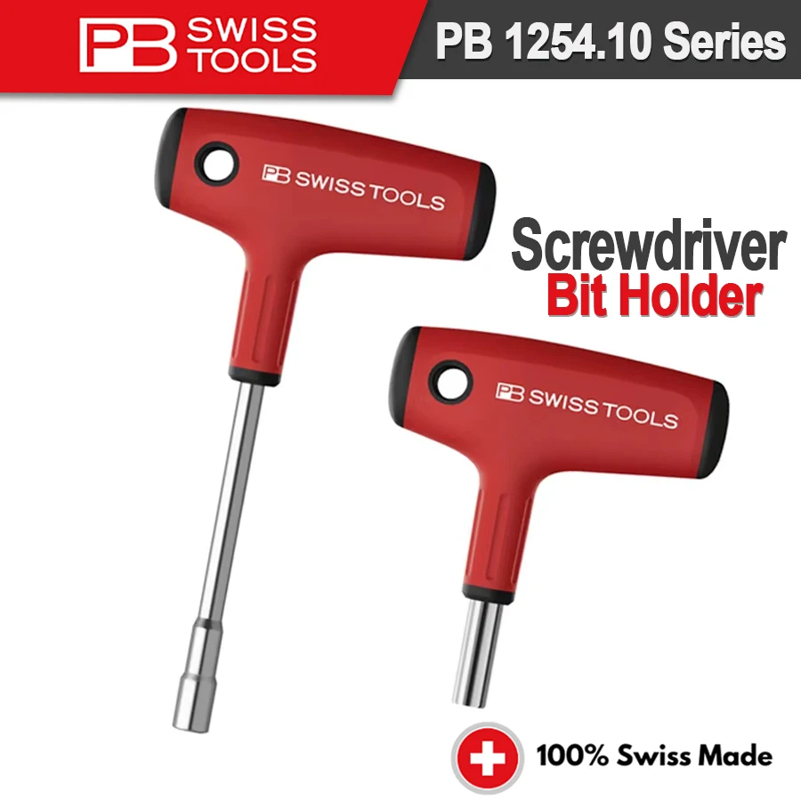 PB SWISS TOOLS Screwdriver Bit Holder for Precision Bits C6 1/4\