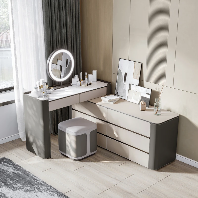 Jewelry Organizer Top Vanity Furnitures Bedroom Wooden Chest Drawers Dresser Small Desk Penteadeira Camarim Makeup Table Set