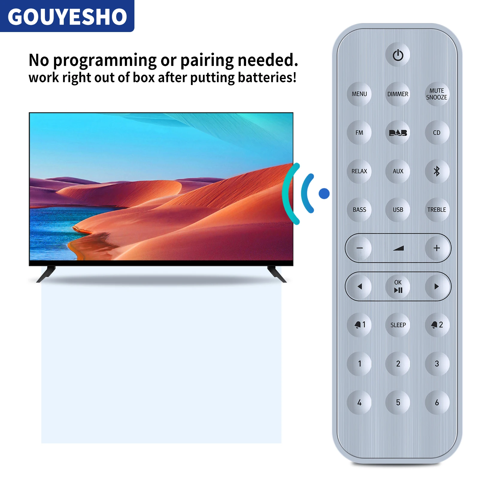 New Remote Control For Sonoro SO-RC123 Bluetooth Audio Echo Wall Home Theater