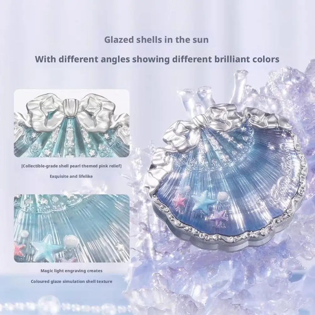 Shell's Jewel Zijde Satijn Blush Langdurige Fluwelen Afwerking Lichtgewicht Gezicht Wang Make-up Matte Blusher Poeder Gezichtscosmetica