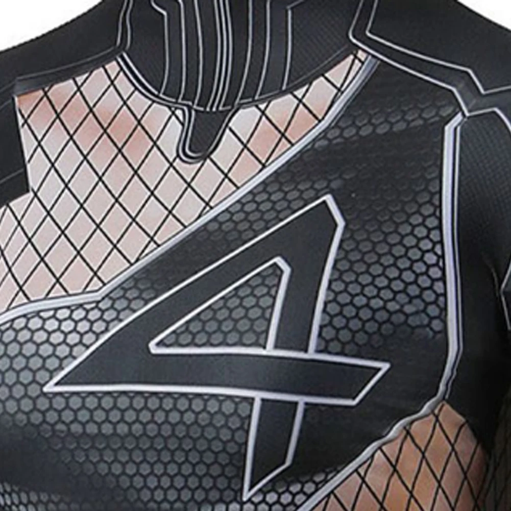 لعبة منافس سوزان ستورم كوسبلاي بذلة سوداء زي امرأة غير مرئية لعب الأدوار الأرنب ملابس للفتيات بدلات حفلات الهالوين كرنفال