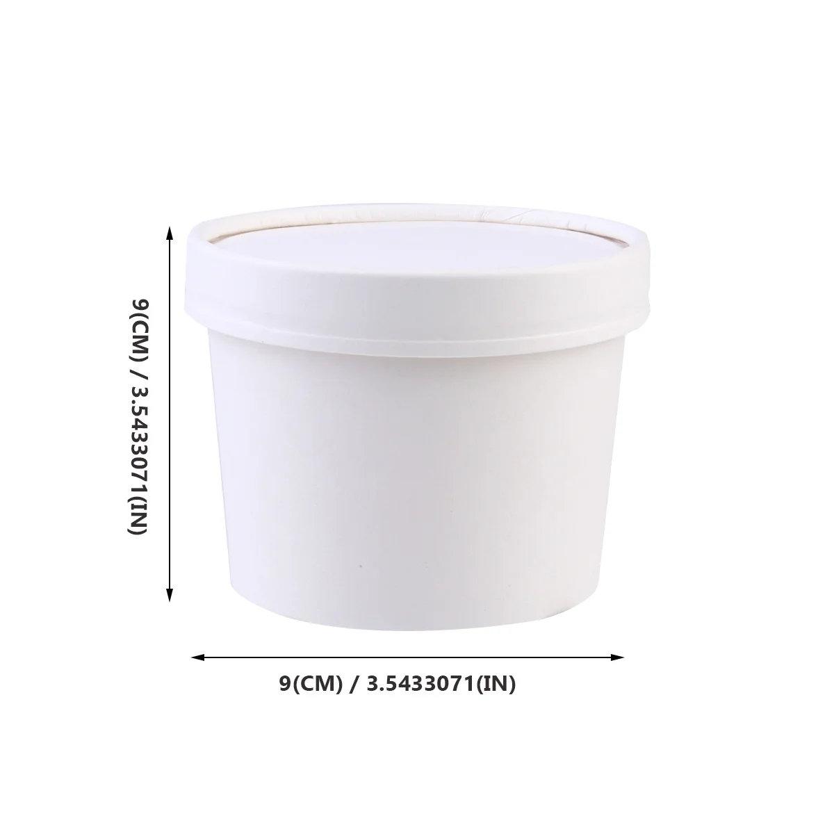 

25 комплектов коробки для мороженого, бумажный материал, прочный простой дизайн с крышкой, держатель для мороженого для домашнего магазина, вечеринки, фестиваля