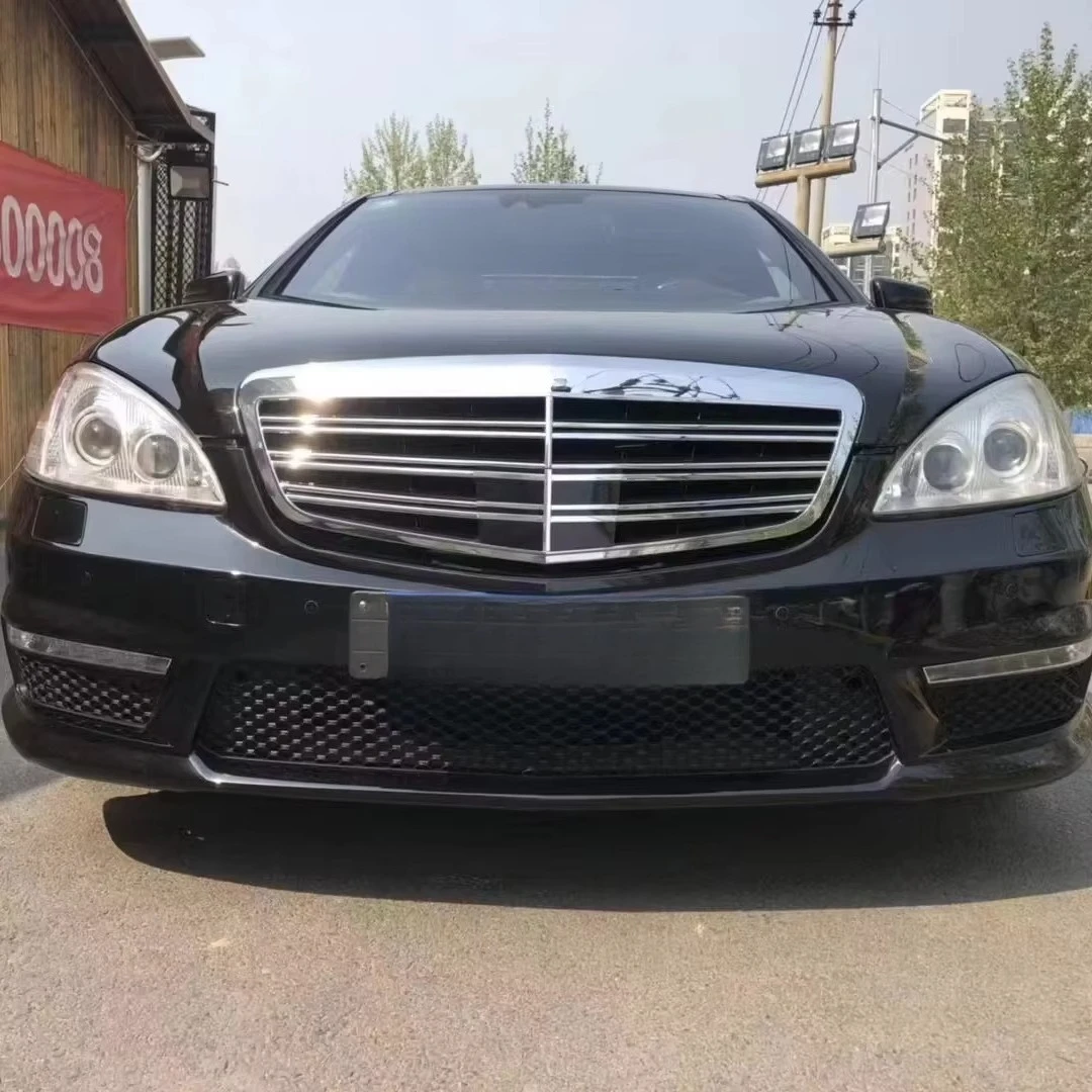 2005-2013 For Mercedes-Benz S-Class W221 Front Bumper Bodykit Grille Light New Condition Replacement/Emergency Repair for E63