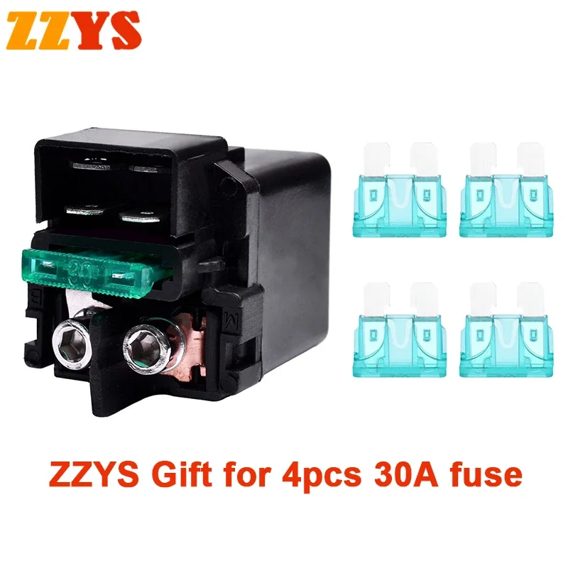 Motorcycle Electrical Starter Solenoid Relay Ignition Gift Fuse For Kawasaki BN125 ELIMINATOR BN 125 EN500 EN 500 ZZR600 ZZR 600