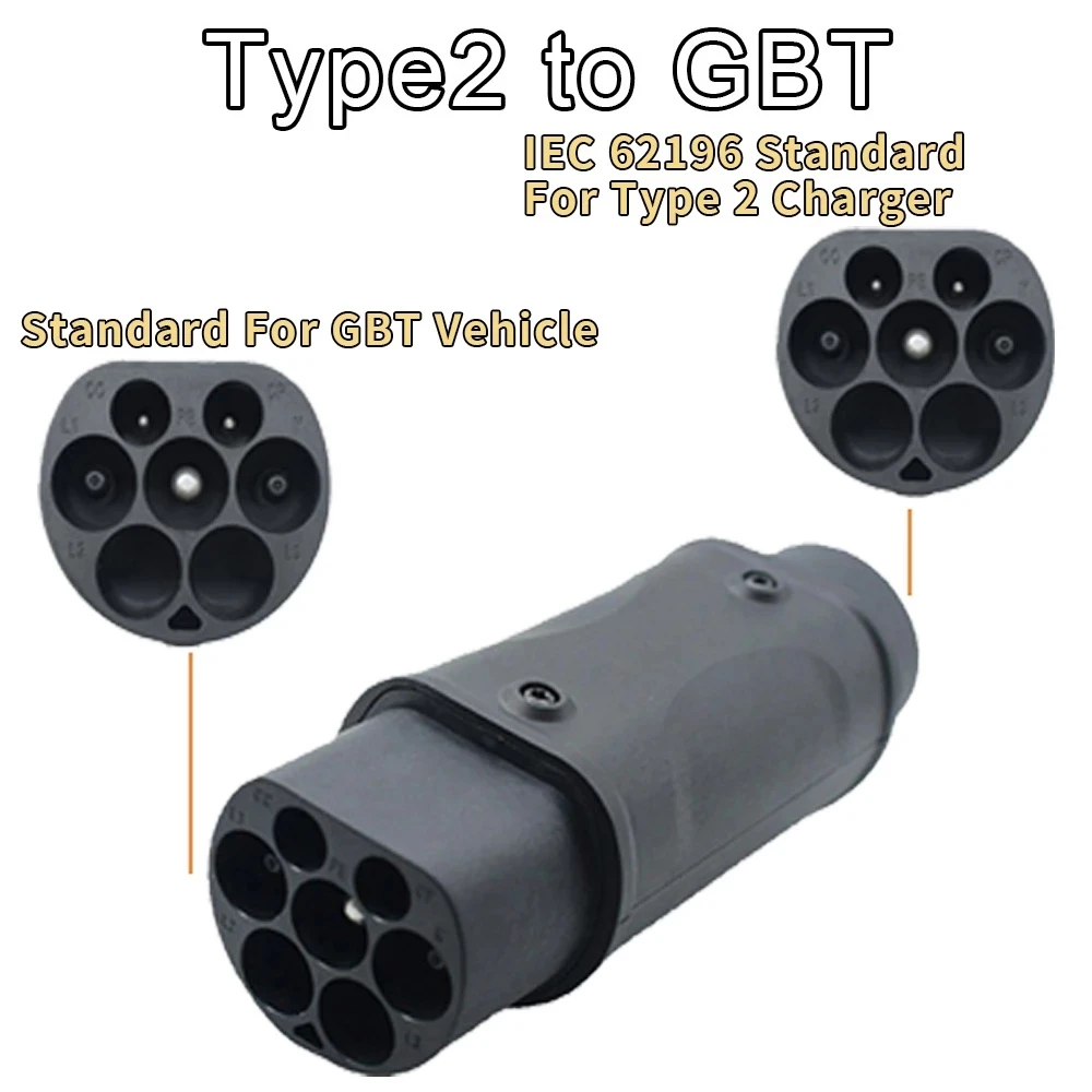 New Adapter Sae J1772 Type 1 To Tesla Connector Type 1 to Type 2 Adaptor Type 1 to Type 2 EV Charging Adapter Type 2 to GBT