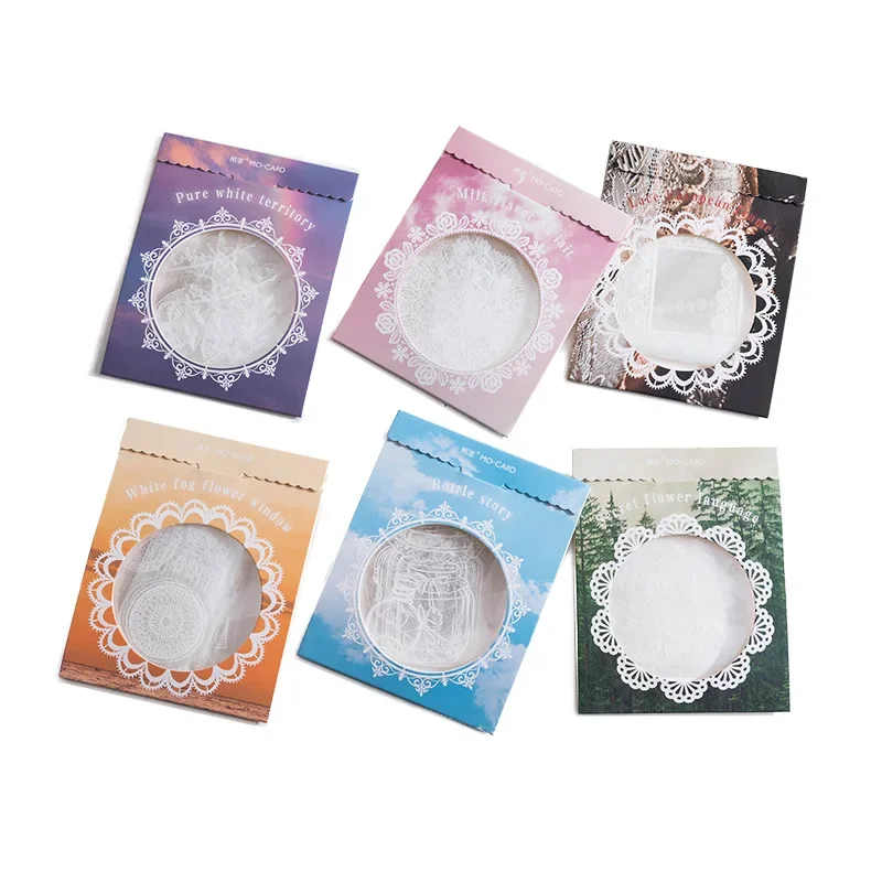 30 Chiếc Chết Cắt Giảm Sổ Lưu Bộ Hình Dán Vintage Phối Ren Hoa Nữ Dễ Thương Diy Trang Trí Dán Dành Cho Nghệ Thuật Thủ Công Album Thêu Sò